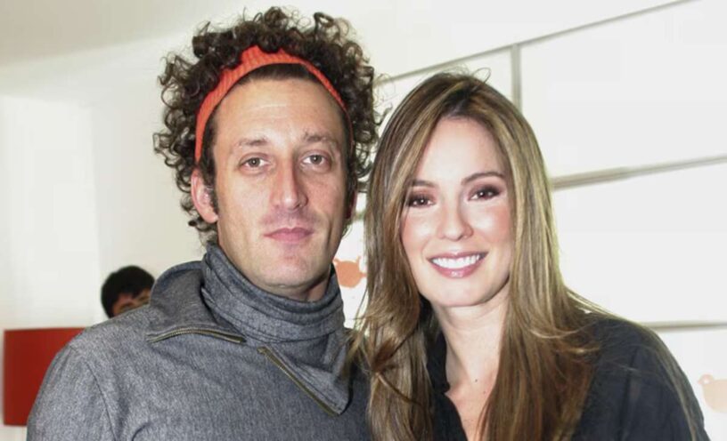Foto de Simón Brand con su novia