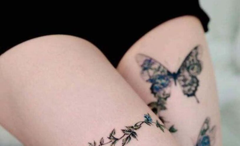 tatuajes para mujeres en la pierna arriba