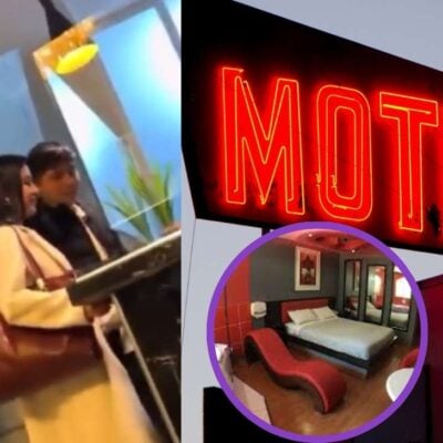 joven que descubrió a su novia con el exnovio en un motel