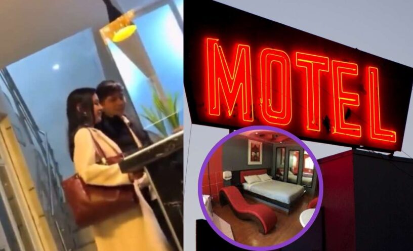 joven que descubrió a su novia con el exnovio en un motel