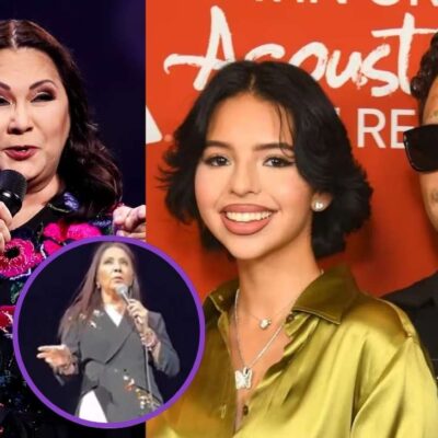 Video de Ana Gabriel sacando a Ángela Aguilar y a Nodal de su concierto