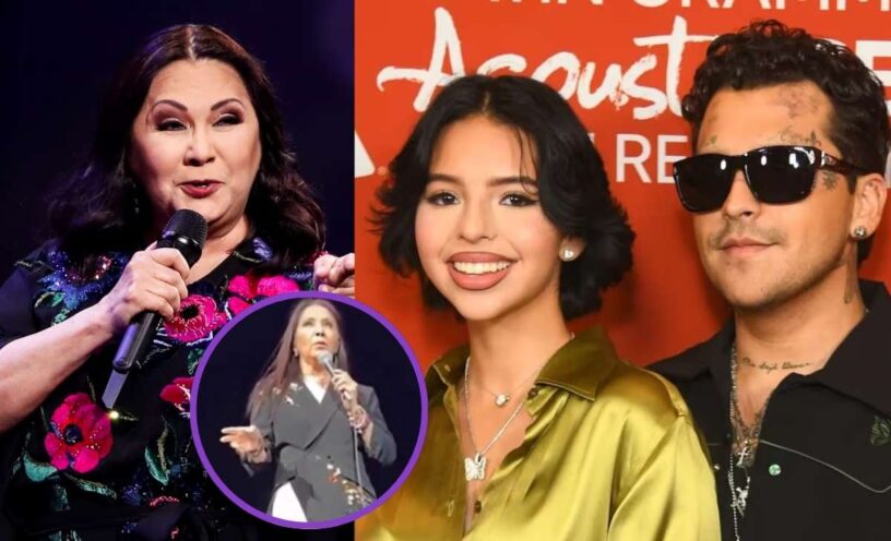 Video de Ana Gabriel sacando a Ángela Aguilar y a Nodal de su concierto