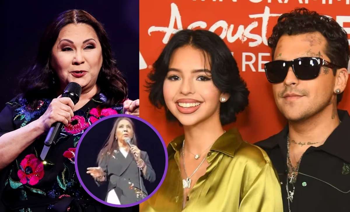 Video de Ana Gabriel sacando a Ángela Aguilar y a Nodal de su concierto