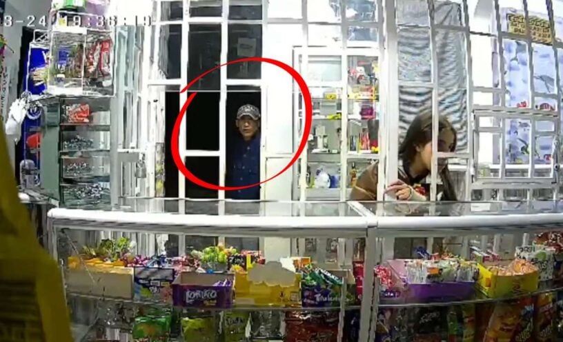 video de la tendera que salvó a una niña de un hombre que la perseguía en Bogotá