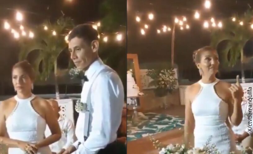 Video de novia que dijo no en su boda