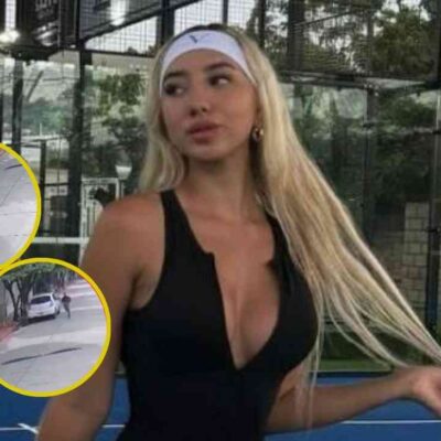 video de una cámara de seguridad captó el momento en que un sicario le dispara a quemarropa a María José Estupiñán