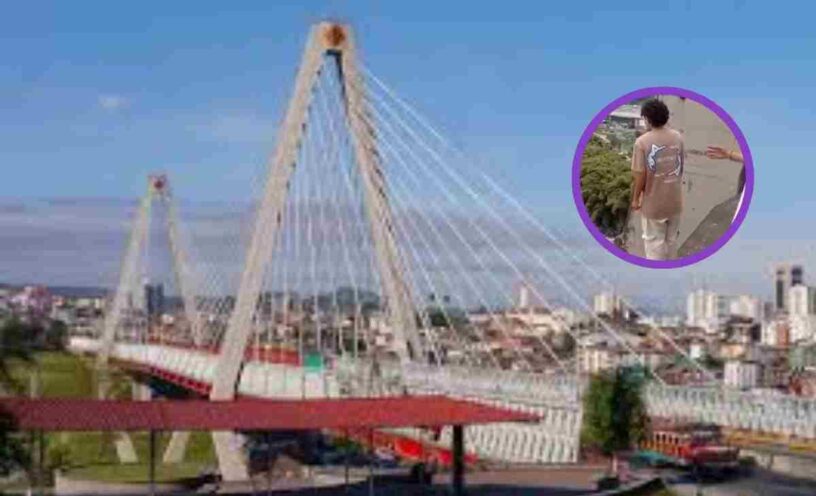 video del joven que se lanzó de un viaducto para quitarse la vida