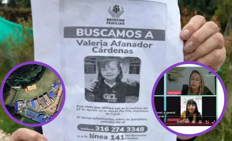 Video en el que la rectora del colegio de la niña en Cajicá dice quién fue el responsable de la desaparición