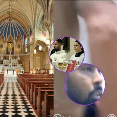 video revela a un sacerdote en una situación íntima con la prometida de uno de sus feligreses al interior de la casa parroquial,