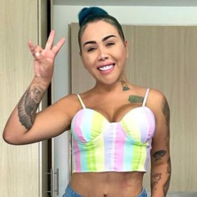 Yina Calderón fue mechoneada por un hombre.