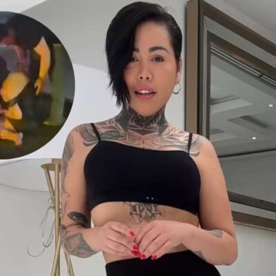 Yina Calderón fue captada ebria
