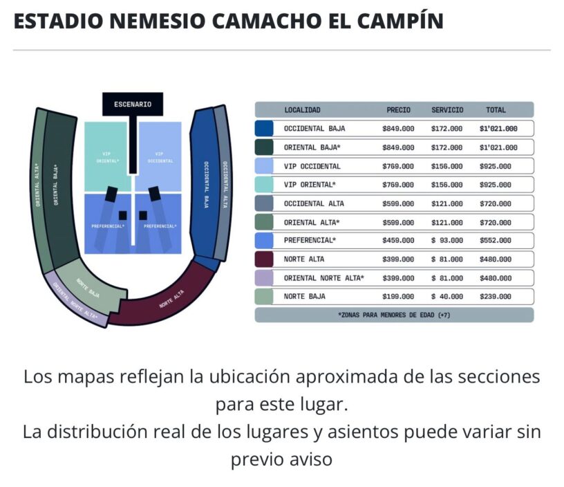Cómo adquirir más fácil las boletas para ver a Shakira en concierto en