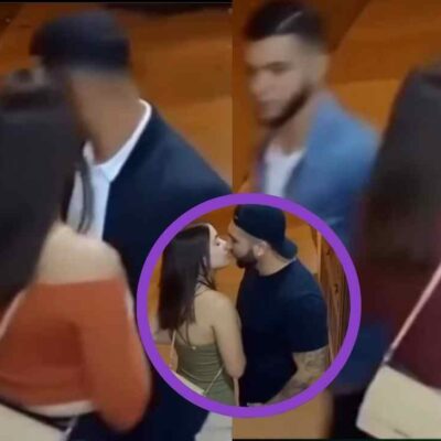 El video de la vecina que capta a mujer despidiéndose de beso de sus 4 novios en días diferentes