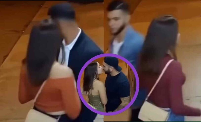 El video de la vecina que capta a mujer despidiéndose de beso de sus 4 novios en días diferentes