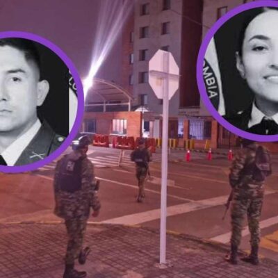 La foto que muestra momento previo antes del asesinato de la subteniente y muerte de su novio en Cantón Norte