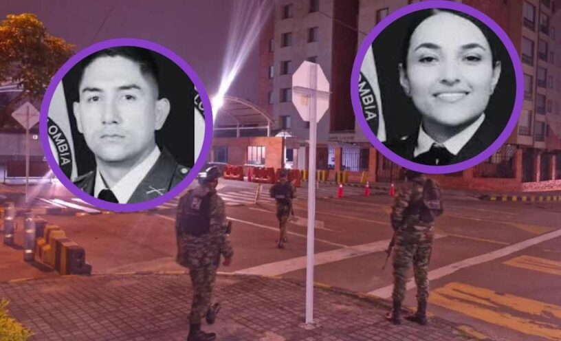 La foto que muestra momento previo antes del asesinato de la subteniente y muerte de su novio en Cantón Norte