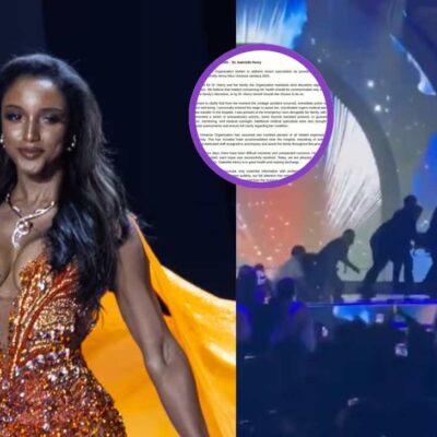cómo se encuentra el estado de salud de Miss Jamaica tras la fuerte caída en Miss Universo.