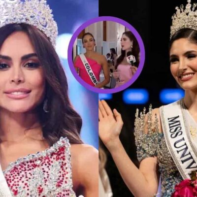 La pelea de Miss Colombia y Miss Venezuela en plena entrevista