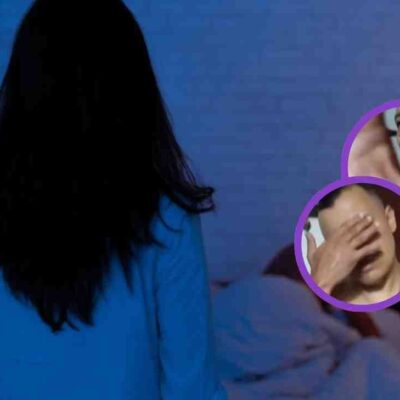 Mujer sorprende a su esposo infiel en su casa con otro hombre
