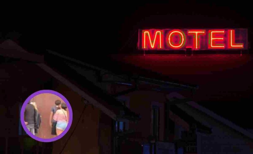 Mujer sorprendió a su novio saliendo de un motel junto a su nuera