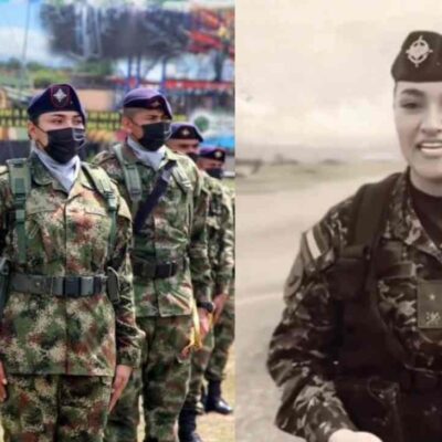 Últimas palabras de la subteniente asesinada en el Cantón Norte