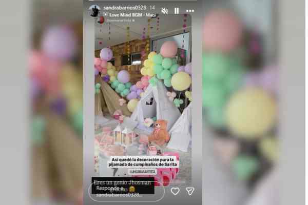 publicaciones de Sandra Barrios después del nacimiento de Emilia