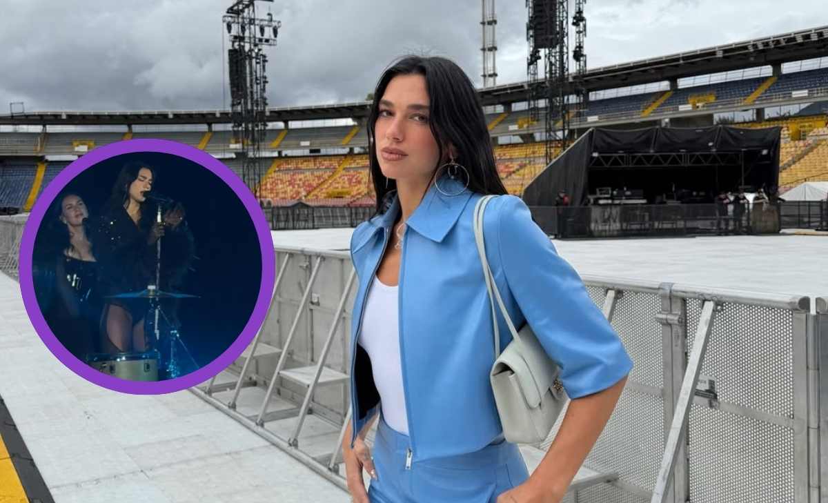 ¿Qué canción colombiana cantó Dua Lipa en el concierto de Bogotá?