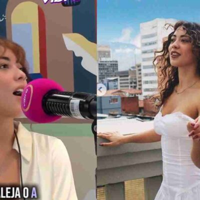 Reacción de Alejandra Villeta a comentario de usuario en vivo