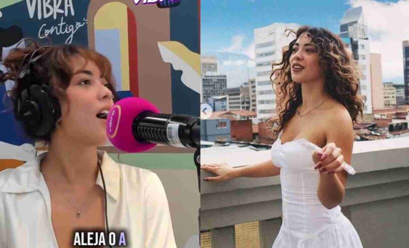 Reacción de Alejandra Villeta a comentario de usuario en vivo