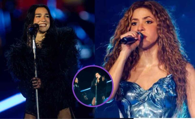 reacción de Shakira al escuchar a Dua Lipa cantando ´Antología´