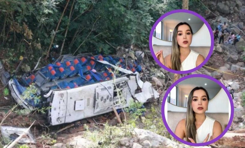 El video de la influencer que había presentado denuncia contra la empresa encargada del bus que se accidentó en Antioquia