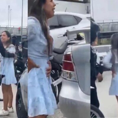 El video de la mujer embarazada que enfrentó a su pareja tras encontrarlo con la amante