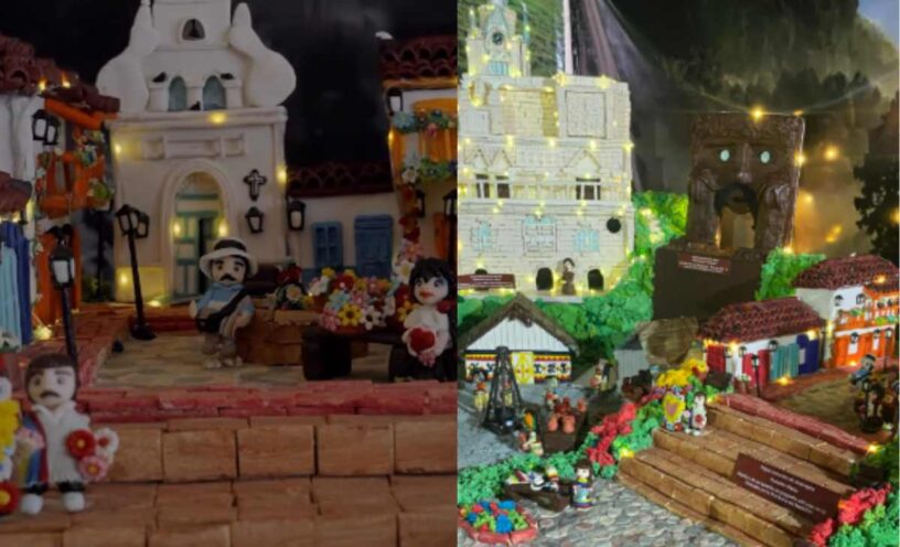 Este es el pesebre hecho de dulce más grande de Colombia: dónde y cuándo visitarlo