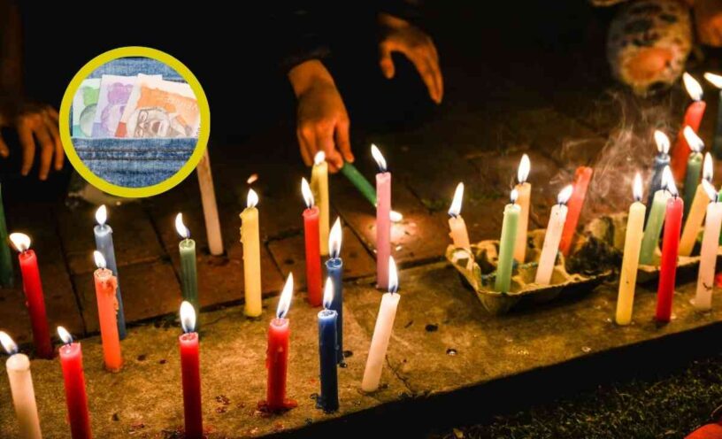 Qué color de vela debes encender el Día de Velitas para atraer el dinero