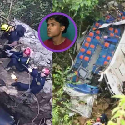 estudiante que viajaba en el bus accidentado en Antioquia relató cómo ayudó a sus compañeros