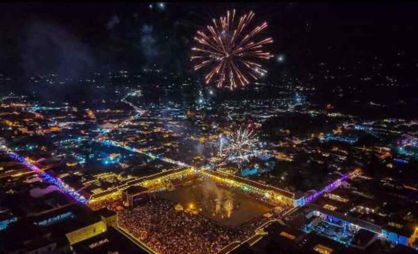 Festival de luces en Villa de Leyva