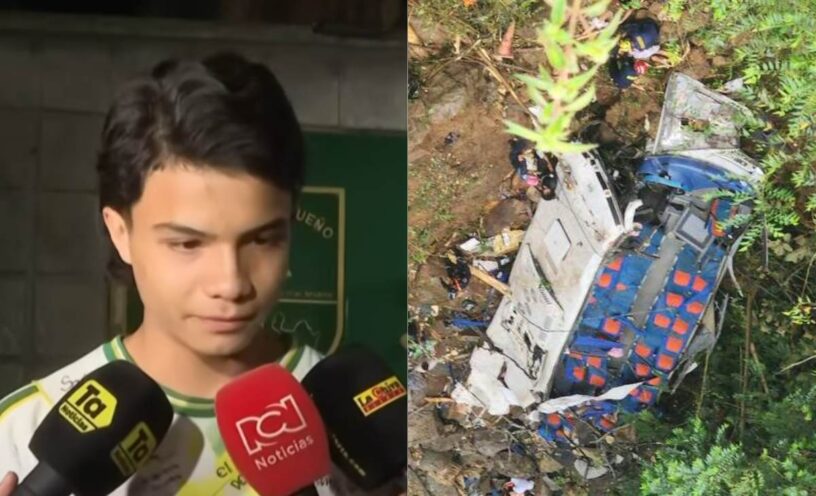 Habló joven que no subió al bus que se accidentó en Antioquia
