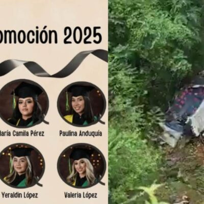 última foto de los estudiantes antes del trágico accidente ocurrido en Antioquia