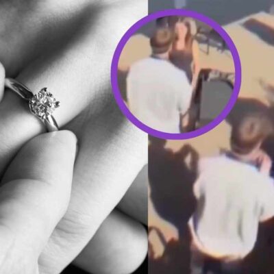 El video de la mujer que dijo que "no" a propuesta de matrimonio y su pareja la golpea