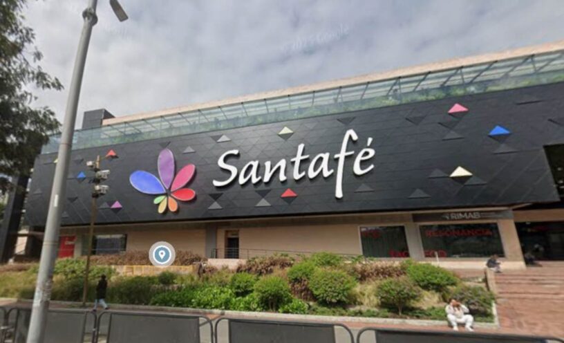 mujer murió en el Centro Comercial Santa Fe