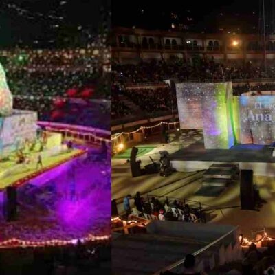 Show de luces 360° en la antigua plaza de toros