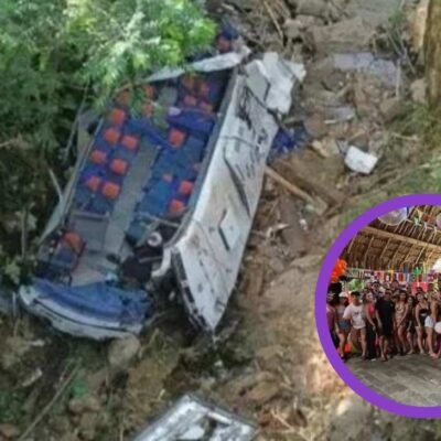¿Quién organizó la excursión de los estudiantes del accidente del bus en Antioquia?