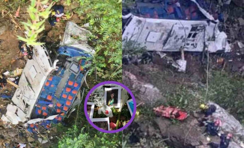 video del bus minutos antes de la tragedia en Antioquia