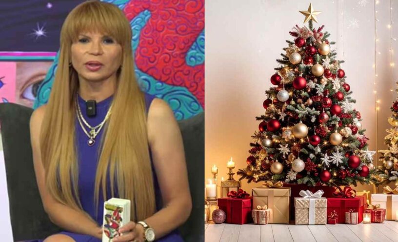 El ritual de Mhoni Vidente con el árbol de Navidad para atraer amor, dinero y salud en 2026