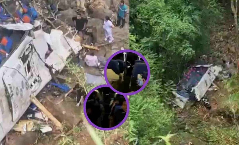 video del bus minutos antes de la tragedia en Antioquia