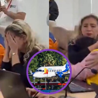reacción al accidente de Satena