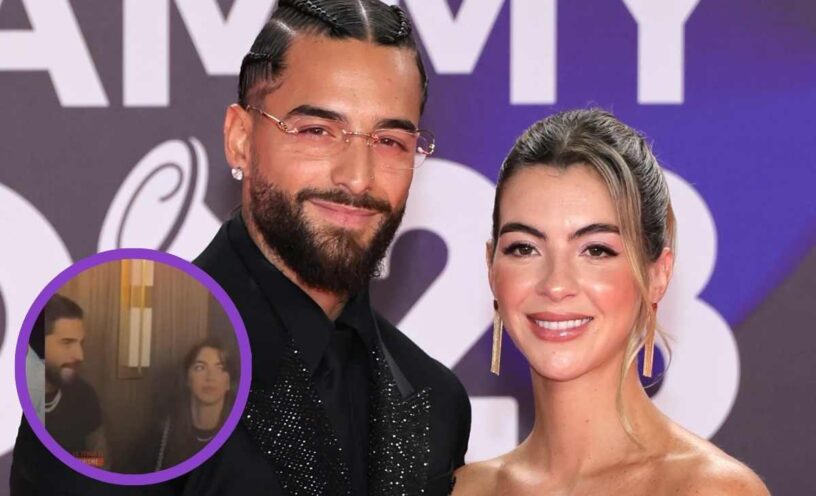 Video de Maluma teniendo fuerte discusión en público con su novia