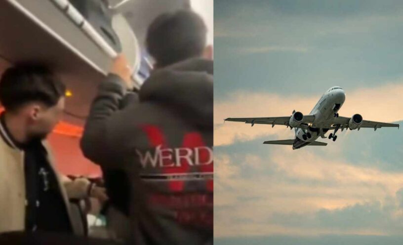 El video de la mujer que denunció que un hombre la besó mientras ella iba dormida en el avión