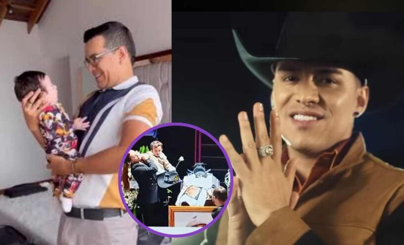 El emotivo momento que se vivió con Santiago, el hijo menor de Yeison Jiménez