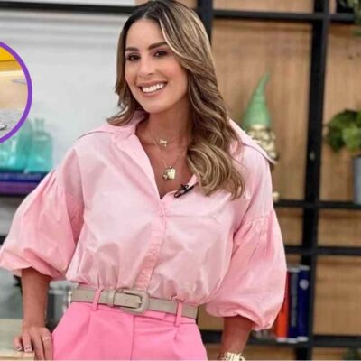 Carolina Soto se cayó en vivo